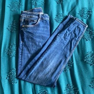 ZARA blue skinny jeans - size 12